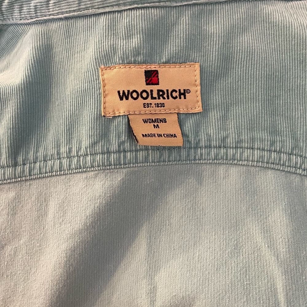 Euc Woolrich Corduroy Button Down - image 4